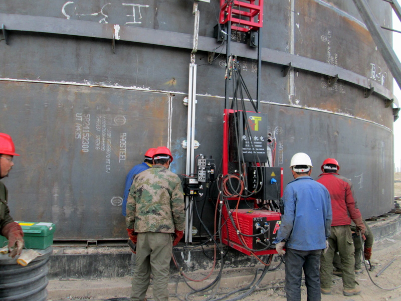 EGW Electrogas Welder Electrogas vert welder Tank Welding LLC